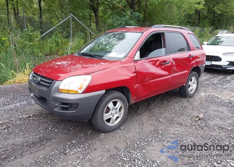 2008 Kia Sportage Lx z USA, uszkodzony, nr VIN KNDJE724X87541137
